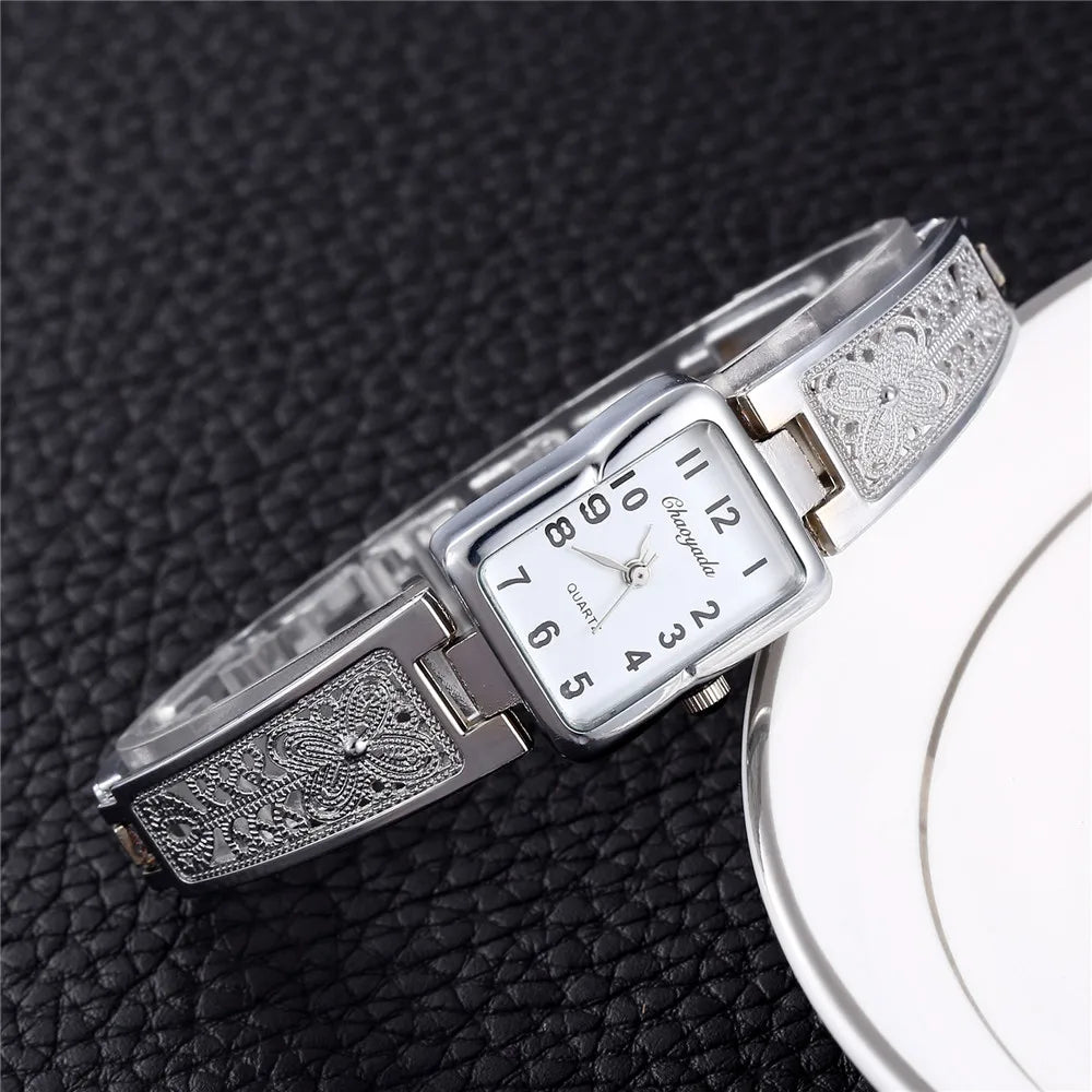 Stainless Steel Wrist Watch For Women
