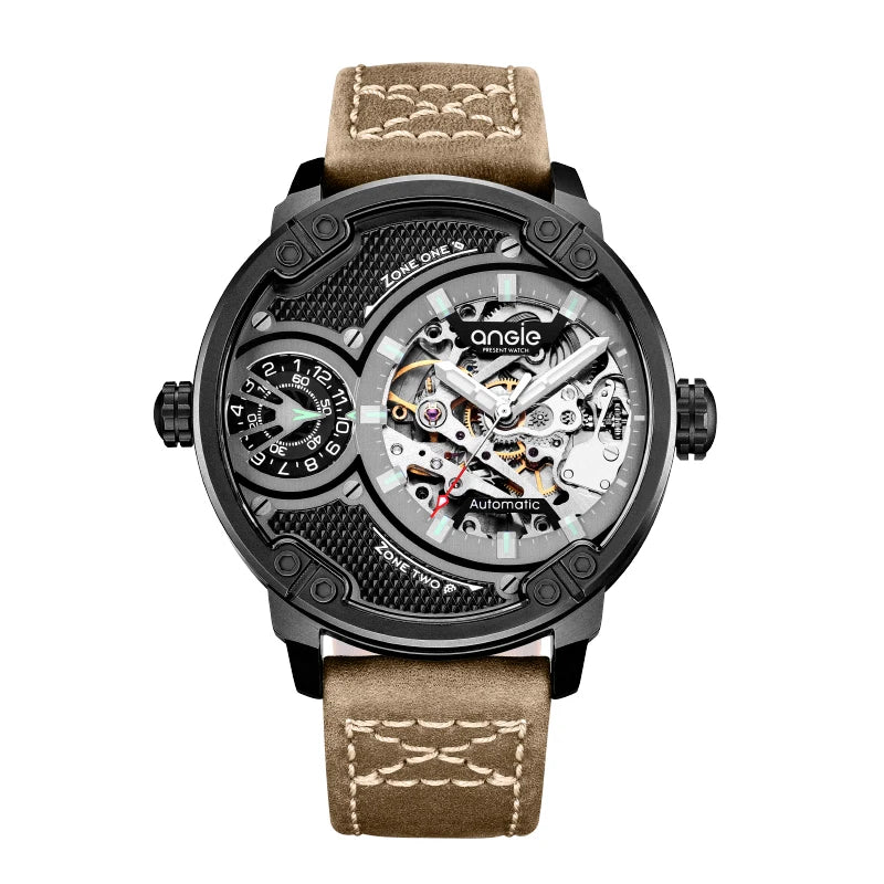 Waterproof Leather Starp Watch For Men