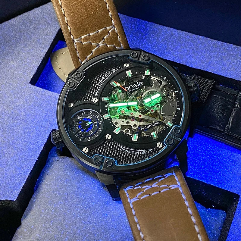 Waterproof Leather Starp Watch For Men