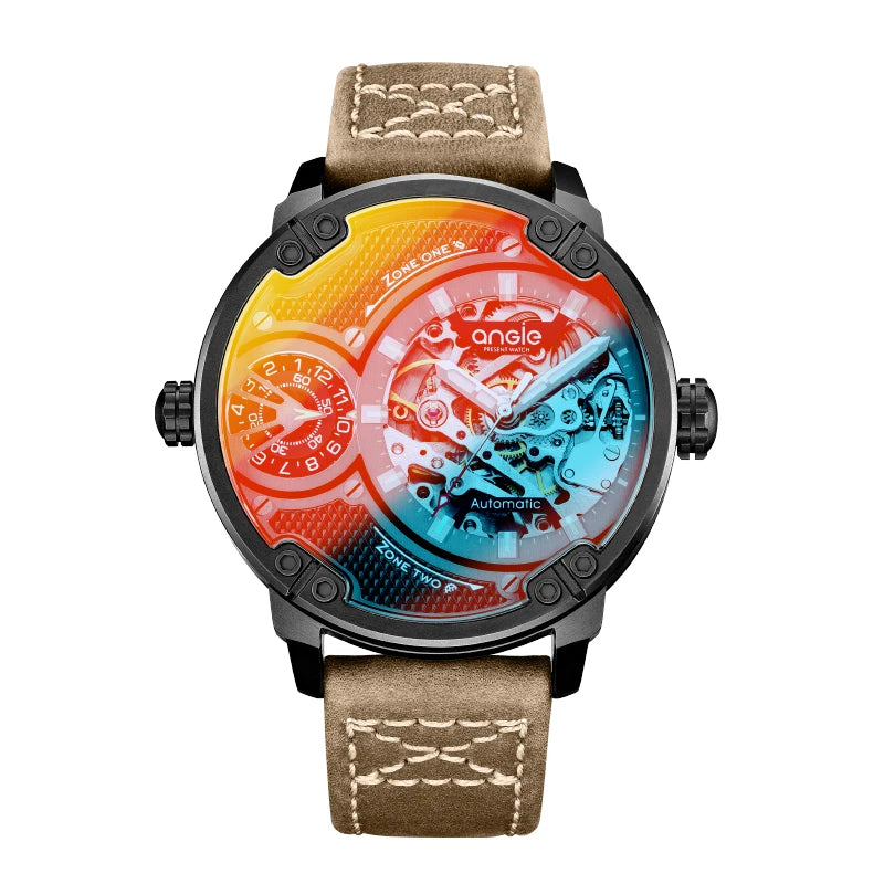 Waterproof Leather Starp Watch For Men