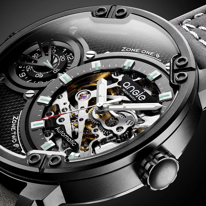 Waterproof Leather Starp Watch For Men