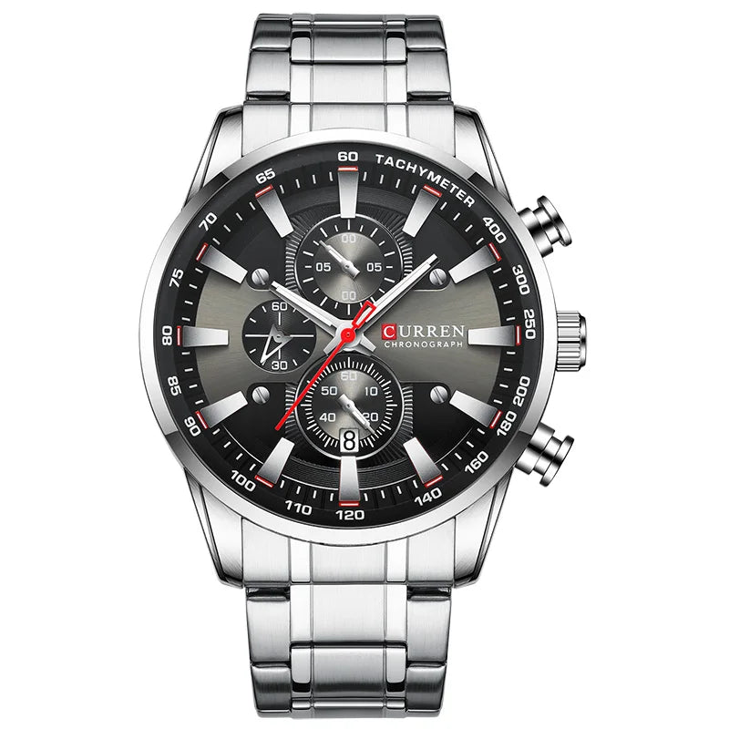 luxury Stainless Steel Waterproof Watch