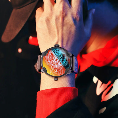 Waterproof Leather Starp Watch For Men