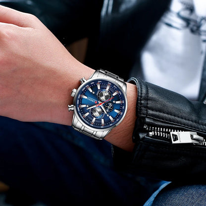 luxury Stainless Steel Waterproof Watch