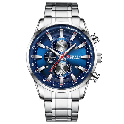luxury Stainless Steel Waterproof Watch