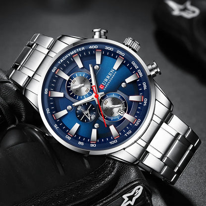 luxury Stainless Steel Waterproof Watch