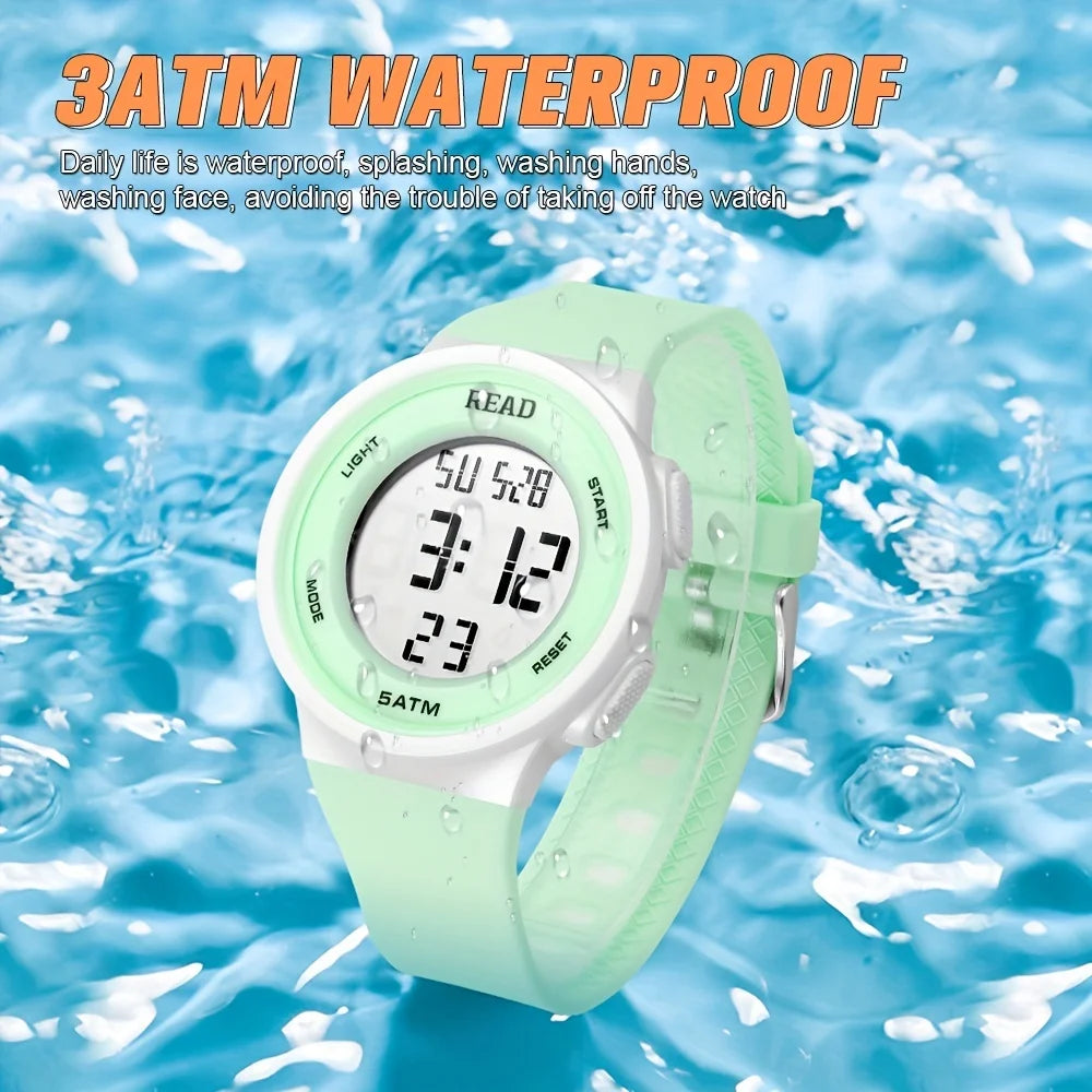Waterproof Sports Digital Watch For Women